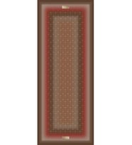 Güz  Yaz Serinliği Şal - 70x190 -2477 (KAHVE-KIRMIZI)
