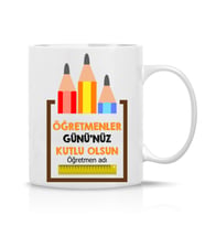 Öğretmenler Gününe Özel Hediye Çay Kahve Kupa Bardak-006
