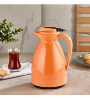 STAR TERMOS - 1 Litre Çift Camlı Vakumlu Termos (Turuncu)