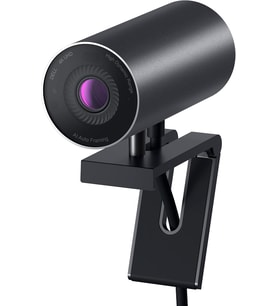 UltraSharp Webcam – WB7022 – 4K UHD – 722-BBBI 3840x2160, 30fps, Sony STARVIS sensör, yapay zeka otomatik çerçeveleme, 90° geniş açı, USB-C bağlantı, manyetik klips