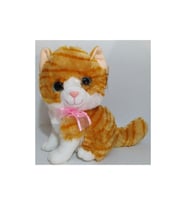 Sesli Kedi Miyavlayan Peluş 30 Cm (Çok Renkli)