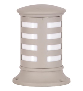 AVONNI BSU-68148-BBY-K Beyaz Boyalı Dış Mekan Aydınlatma E27 Aluminyum Polikarbon/Akrilik Cam 25cm