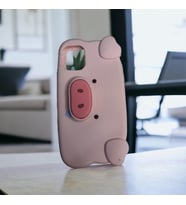 Iphone 13 Pro Max Uyumlu  Aaa Kaliteli Yumuşak Standlı Silikon Telefon Kılıfı