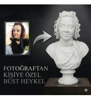 Fotoğraftan Kişiye Özel Büst Heykel-Her Detayıyla Size Özel.