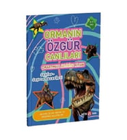 ORMAN ÖZGÜR CANLILARI ÇIKARTMALI AKTİVİTE KİTABI Sayılara Sayma Becerileri