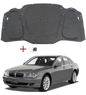 Bmw 7 Serisi E65 Kaput İzolasyonu Klipsli 2001-2007 51487135244
