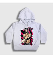 Presmono Unisex Çocuk Beyaz Kiedis Red Hot Chili Peppers Kapüşonlu Sweatshirt 107240tt