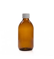 250ml kahverengi cam ecza şişesi kilitli kapaklı, 24 adet, ecza şişesi, cam şişe, amber şişe,kozmetik şişe