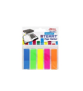 Temat Ayraç P-525 45x12mm Page Marker 5 Renk