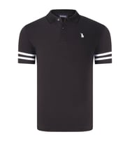 T8585 DEWBERRY ERKEK T-SHIRT-AÇIK SİYAH-BEYAZ
