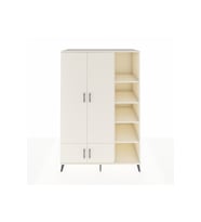 Kronos Dolap 6 Raflı 4 Kapaklı Tek Askılı 132x59x195 Aytaşı-Aytaşı/Aytaşı