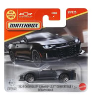 Matchbox 2024 Chevrolet Camaro ZL-1 Convertible - Mat Siyah (1/64) JHN45
