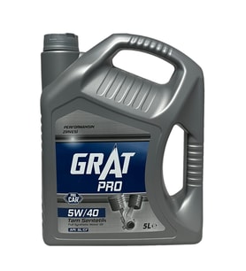 Grat Pro 5W-40 Tam Sentetik Motor Yağı 5 Litre (Acı Kahve)