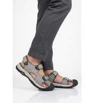 Voyager Erkek Outdoor Trekking Sandalet Kapalı Burun Cırtlı Günlük Yürüyüş Kahve E337 M