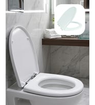 Universal Klozet Kapak Seti Kaydırmaz Alt Yüzey Kolay Temizlik Banyo Aksesuarı