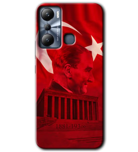 İnfinix Hot 20i Kılıf HD Desen Baskılı Kılıf - Anıtkabir Atatürk
