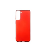 Samsung Galaxy S21 Uyumlu Kılıf Zore Premier Silikon Kapak (Kırmızı)