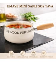 Lexroo Emaye Mini Saplı Sos Tavası