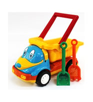 Canavar Kamyonlar Dev Boy Kazma Kürekli Mavi 39 CM