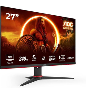 AOC 27G2ZNE/BK 27" 1 ms Full HD 240 Hz Oyuncu Monitörü Teşhir