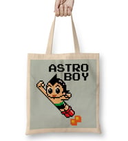 Astro Boy Pixel Character Bez Çanta Uzun Saplı