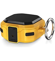Coverzone Galaxy Buds Live ile uyumlu K?l?f Darbeye Dayan?kl? Bungalow Sert Koruyucu Toz ve Kirden Koruyan Galaxy Buds Live ile uyumlu K?l?f Sar?+ Ask?l?k