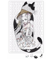 Kedi Geisha Cat Puzzle 240 Parça Yapboz