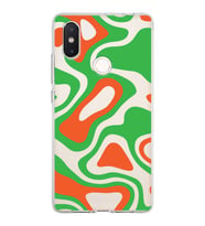 Xiaomi Mi 8 Se Uyumlu Kapak Renkli Desen Tasarımlı Şeffaf Silikon Kılıf