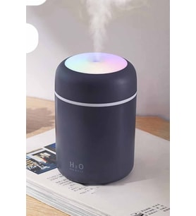 Humidifier Hava Nemlendirici USB Buhar Makinesi Işıklı Oda Araç Aroma Difüzörü H2O