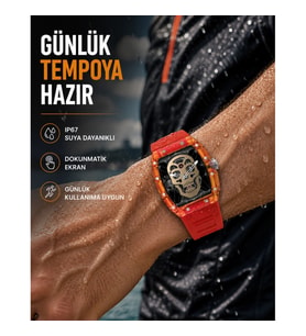 Mey İthalat® Dokunmatik Akıllı Saat Spor ve Günlük Kullanım Yeni Nesil