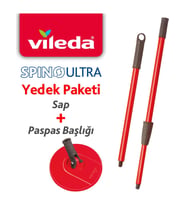 Vileda Spino Yedek Sap+Başlık Paketi