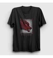 Presmono Unisex Siyah Wolf Der Weg Einer Freiheit T-Shirt 389783tt