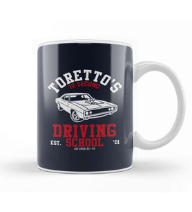 Fast And the Furious Torettos Driving School Kupa Bardak Porselen