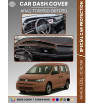 VOLKSWAGEN CADDY (2021+) Torpido Örtüsü Ön Göğüs Koruma Torpido Koruma Tam Uyum Çatlamayı Önler