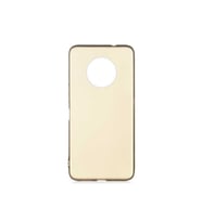 Infinix Note 7 Uyumlu Kılıf Zore Premier Silikon Kapak (Gold)