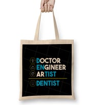 Doctor Engineer Artist Dentist 08 Bez Çanta Uzun Saplı