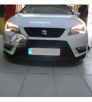 Seat Leon MK3 2013-2020 Uyumlu H lip Esnek Ön Lip 2 Parça Karlık Ön Ek Tampon Altı Dil