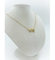 XUPING JEWELRY 14 Ayar Altın Kaplama, El/Ayak Zirkon Taşlı Kolye