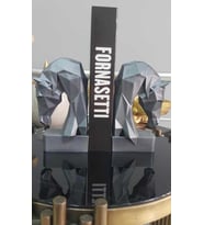 KİTAP TUTUCU KÜBİK AT FİGÜRLÜ 2 Lİ ANTRASİT ( POLYESTER)