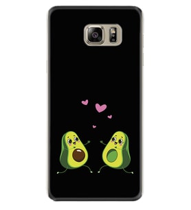 Samsung S7 Edge S20 Fe Plus Ultra S21 S22 Kılıf Desenli Silikon Aşık Avokadolar 1642