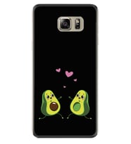 Samsung S7 Edge S20 Fe Plus Ultra S21 S22 Kılıf Desenli Silikon Aşık Avokadolar 1642