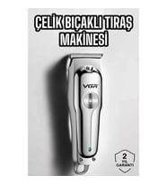 Mey İthalat® Tıraş Makinesi Profesyonel Tasarım Paslanmaz Çelik Bıçaklı