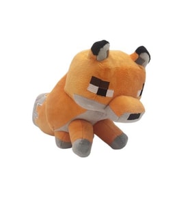  Minecraft Wolf Kurt Peluş Oyuncak 20 CM (Turuncu)