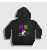Presmono Unisex Çocuk Siyah Sky Astroworld Travis Scott Kapüşonlu Sweatshirt 43165tt