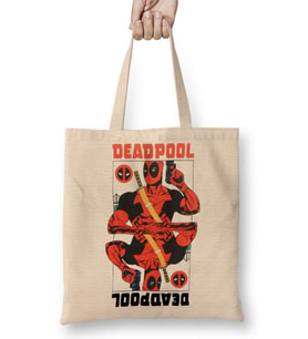 Deadpool Bez Çanta Uzun Saplı