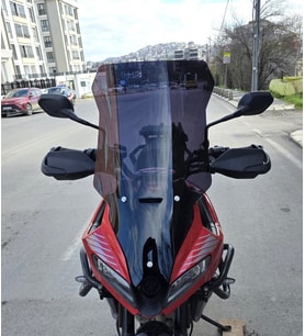 MOTOCAM Trıumph Tiger Sport 660 Ön Cam 2022-2026 Model 73cm Siyah Renkli 4mm
