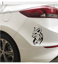 Araba Tilki Sticker yapıştırma 18Cm