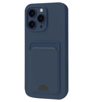 Newface Apple iPhone 16 Pro Max Kılıf Kelvin Kartvizitli Silikon - Lacivert