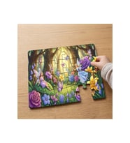 Periler Diyarı Tasarımlı 24 Parça Ahşap Çocuk Puzzle
