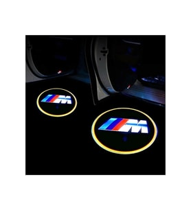 BMW M Araçlar İçin Pilli Yapıştırmalı Kapı Altı Led Logo